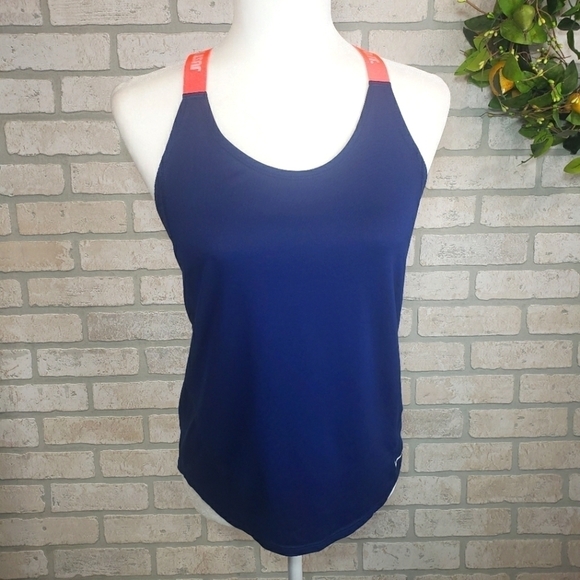 NIKE DRI-FIT Criss-cross Athletic Workout Tank Top Size S - Picture 9 of 9